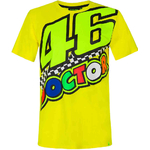 T-shirt Doctor 46 jaune Valentino Rossi vue devant
