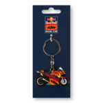 Porte-clé KTM Red Bull moto avec jeton de chariot vue emballage KTMXM018