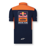 Chemise KTM Red Bull Racing Team 2022 bleu et orange vue dos KTM22006