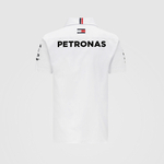 Chemise Mercedes AMG Petronas Team blanc vue dos
