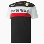 T-shirt Scuderia Ferrari Race SDS PUMA noir vue devant