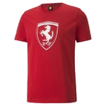 T-shirt Scuderia Ferrari Tonal Shield Puma rouge vue devant