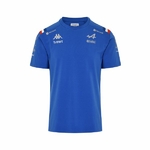 T-shirt Alpine F1 Team 2022 Kappa bleu vue devant