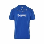 T-shirt Alpine F1 Team 2022 Kappa bleu vue dos