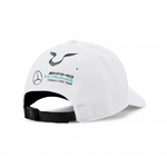 Casquette enfant Mercedes AMG Petronas Formula One Team blanc vue arrière