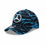Casquette Mercedes Formule E Team New Era 9Forty bleu vue profil gauche