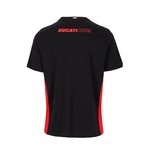 T-shirt Ducati Corse noir avec insert rouge vue dos