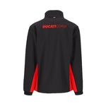 Veste softshell Ducati Corse noir avec insert rouge vue dos