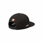 Casquette à visière plate Puma Scuderia Ferrari noir vue arrière avec drapeau italien