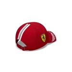 Casquette Scuderia Ferrari équipe rouge vue arrière