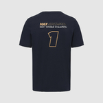 T-shirt Max Verstappen World Champion vue dos