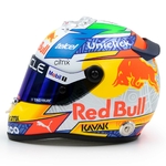Mini casque Sergio Perez 2022 Red Bull Racing vue côté gauche