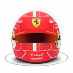 Mini casque Charles Leclerc 2023 Ferrari BELL vue face