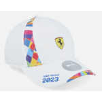 Casquette GP Brésil 2023 Scuderia Ferrari PUMA vue face