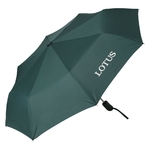 Parapluie télescopique Lotus vert vue ouverte