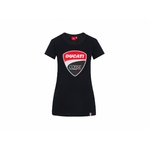 T-shirt femme Ducati noir vue devant