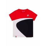 T-shirt enfant Ducati rouge noir blanc vue devant