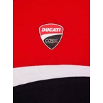 T-shirt enfant Ducati rouge noir blanc vue zoom logo