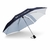 Parapluie compact Alpha Tauri bleu marine vue ouverte