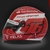 Mini casque Charles Leclerc 2022 Ferrari BELL n° 16 echelle  1-2 vue côté gauche