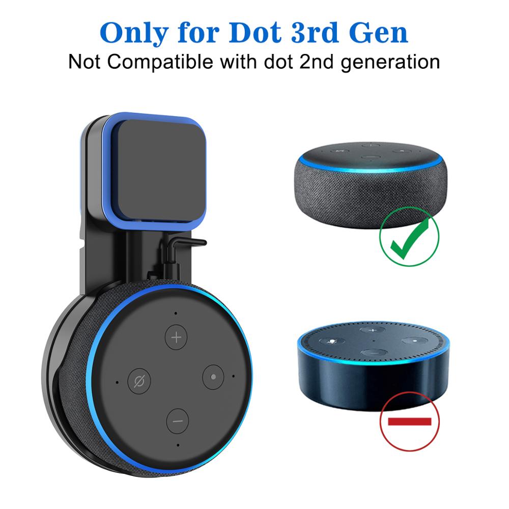 Pour-Amazon-Alexa-Echo-Dot-3rd-g-n-ration-sortie-montage-mural-support-de-suspension-support
