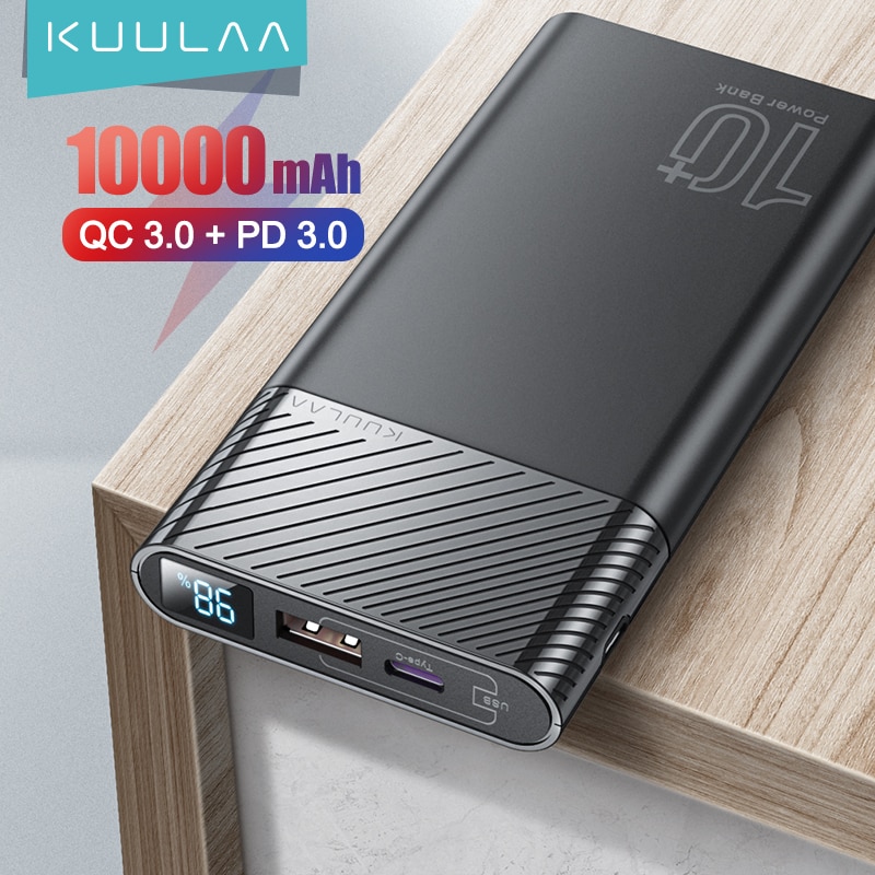 KUULAA-batterie-externe-10000-mAh-QC-PD-3-0-batterie-de-charge-rapide-PowerBank-10000-mAh