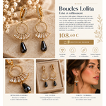 Boucles Lolita _ éclat et raffinement
