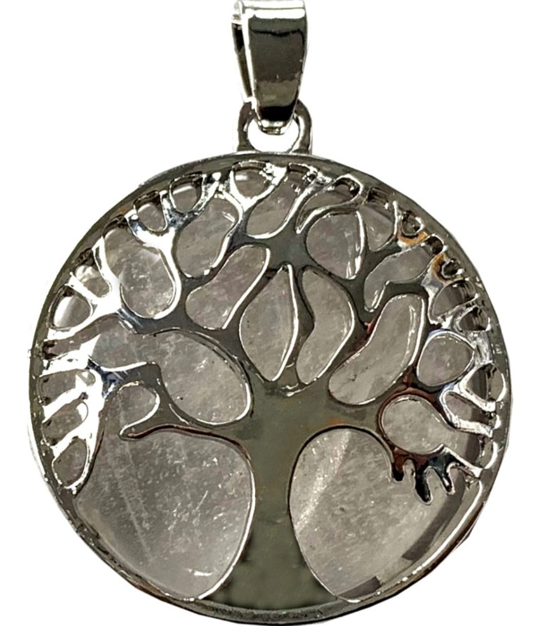 Pendentif Arbre de vie en cristal de roche