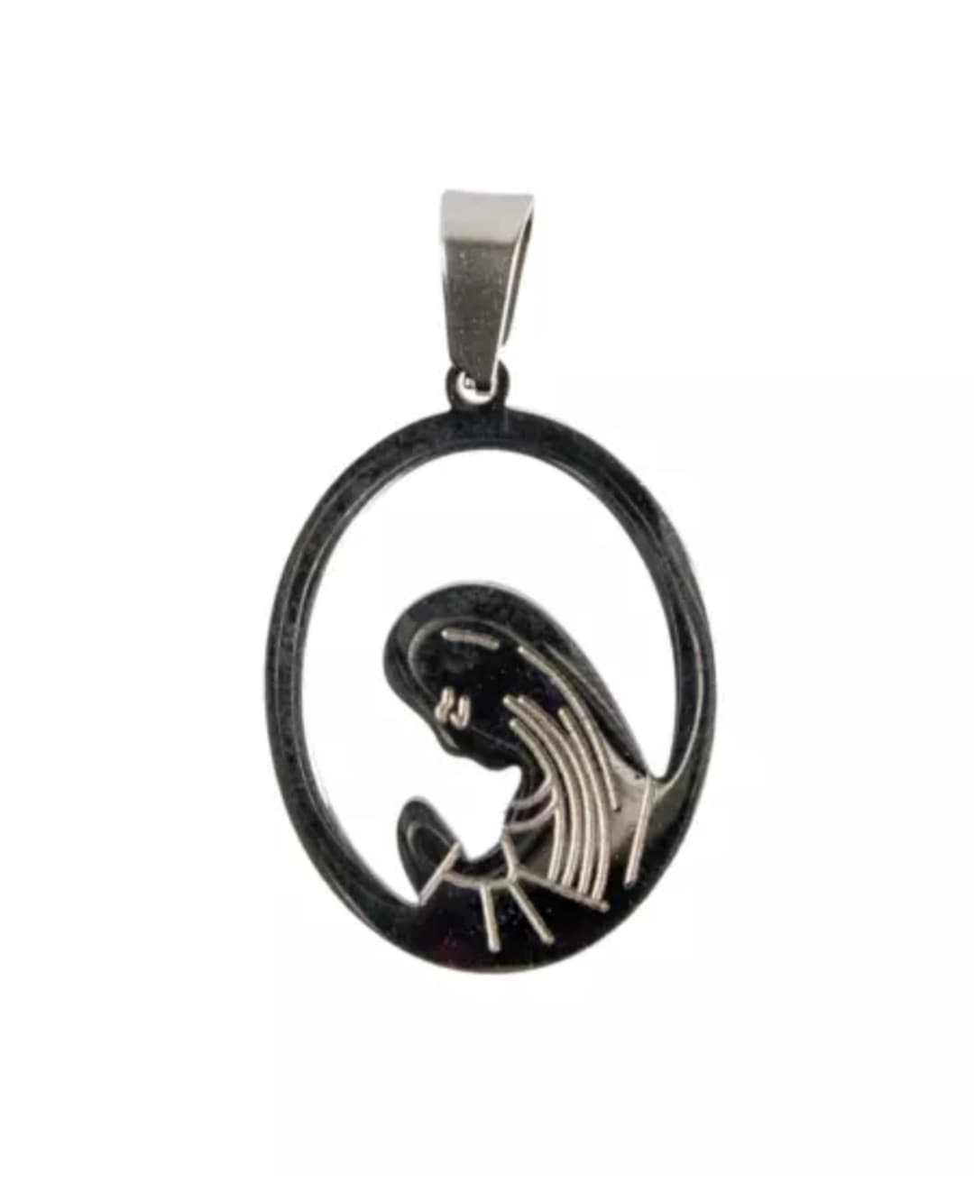 Pendentif vierge en prière