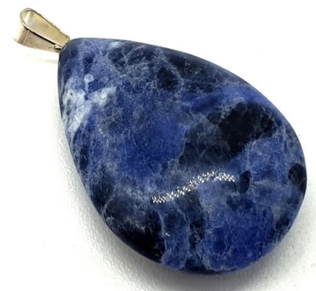 pendentif goutte lapis lazuli