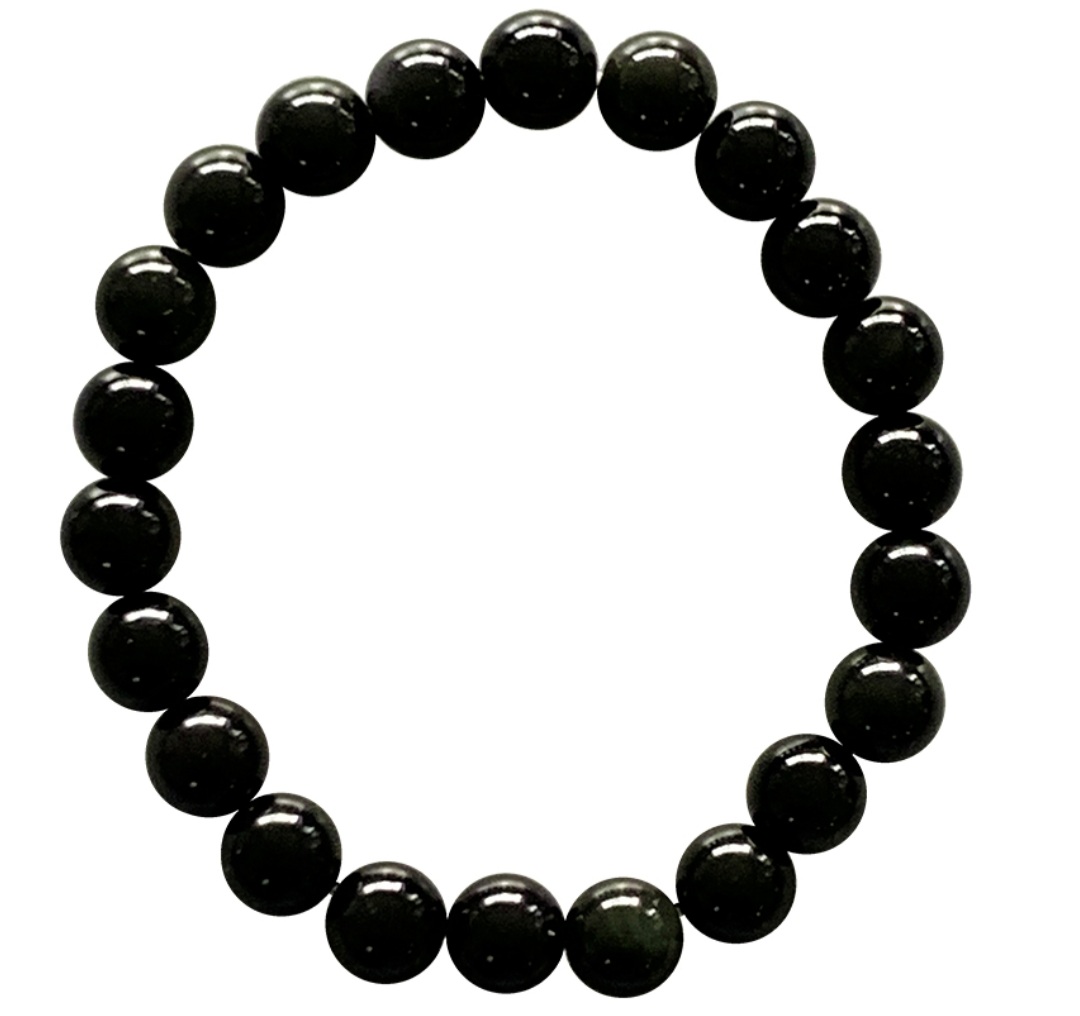 bracelet "protection" en obsidienne