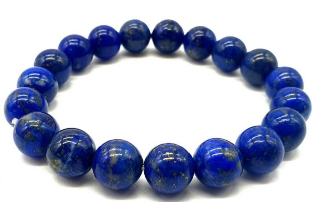 bracelet "communication et concentration" en lapis lazuli