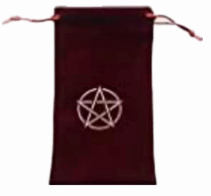 5 Pièces D & D RPG Dice Sac Velours Cordon Sacs Tarot Carte