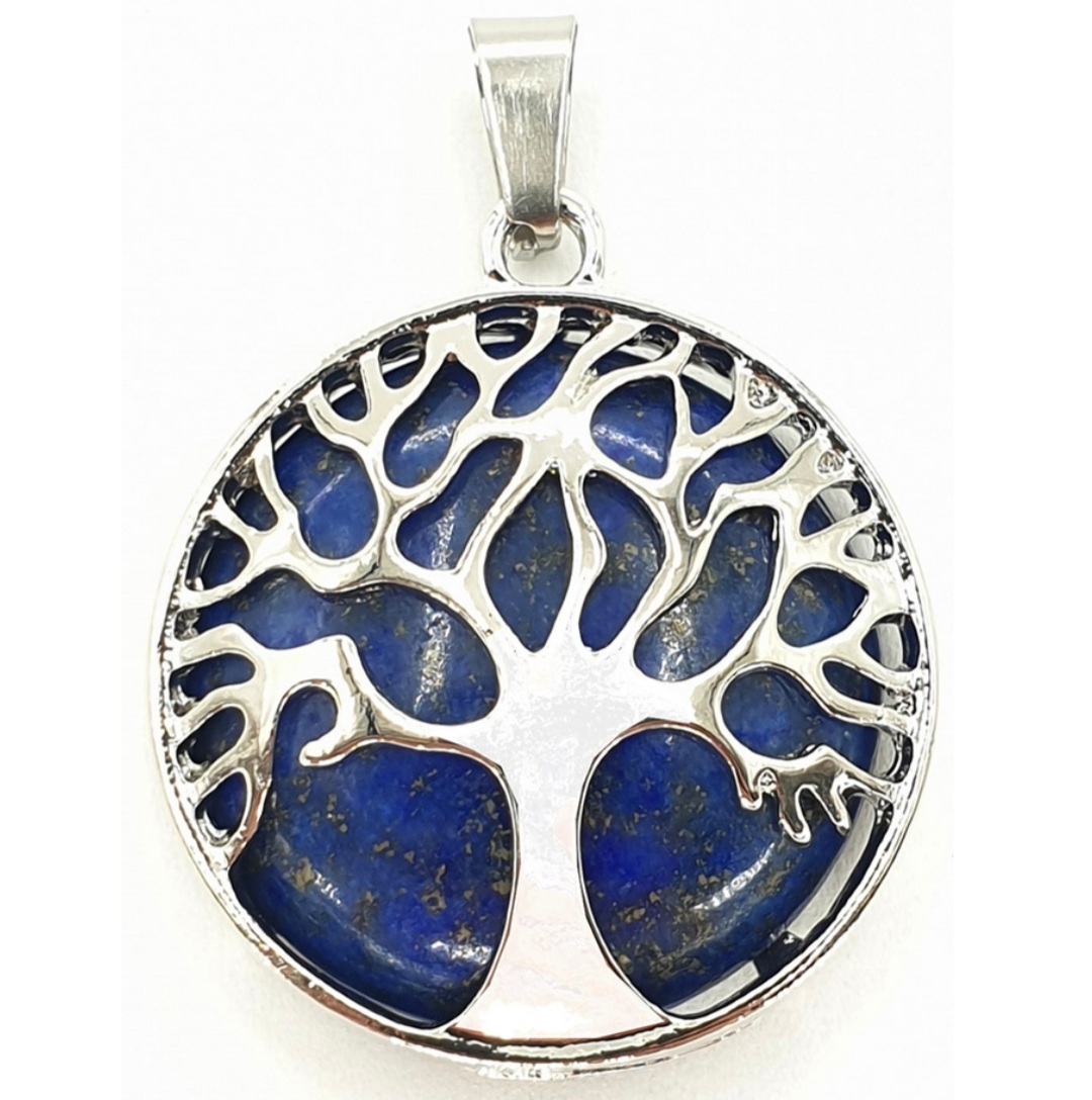 pendentif arbre de vie lapis lazuli