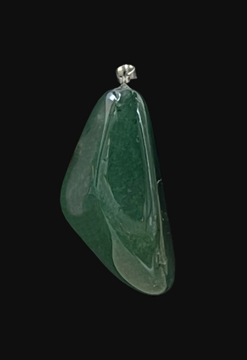 pendentif pierre roulée aventurine
