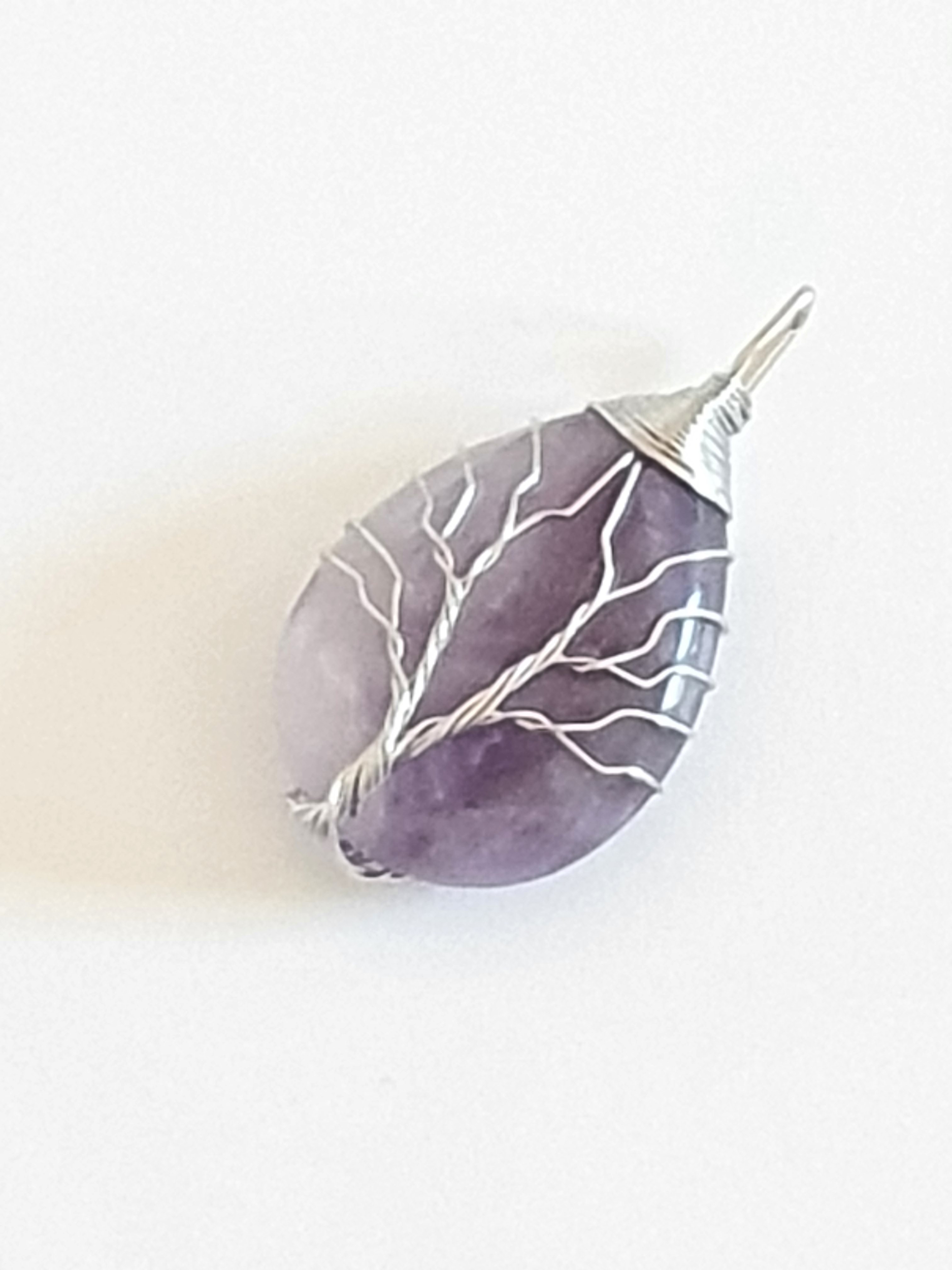 Pendentif Arbre de vie Améthyste