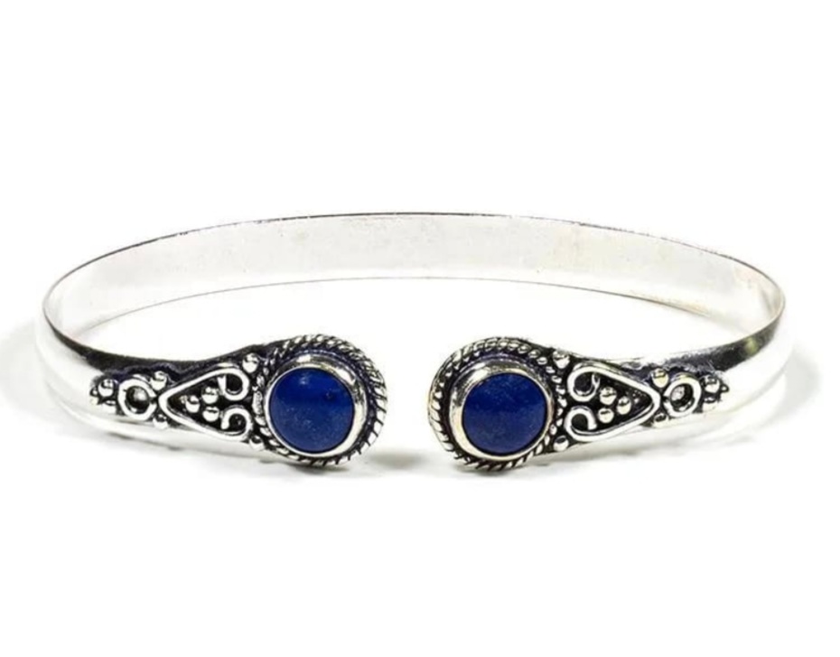 Bracelet Lapis Lazuli Métal