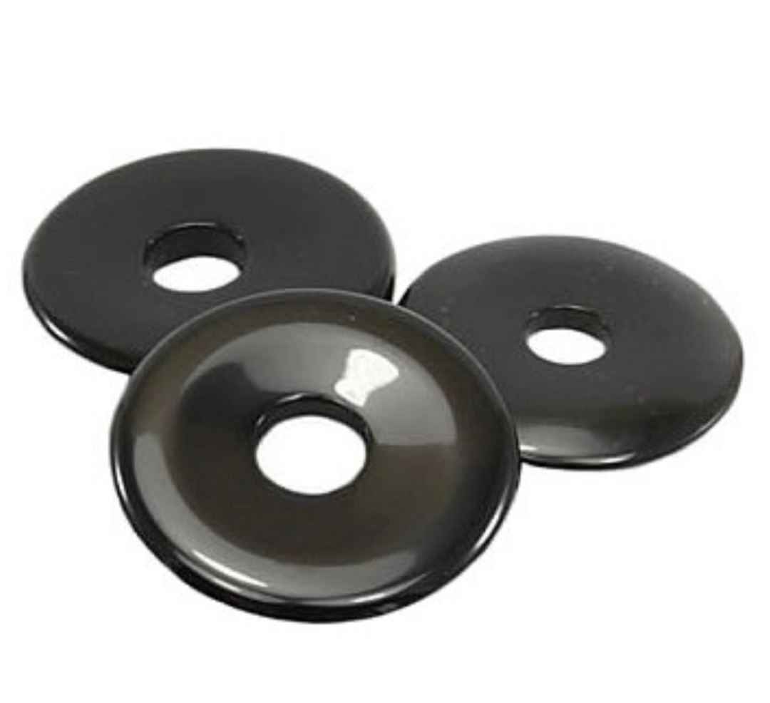 Pendentif Donut Obsidienne Œil Céleste