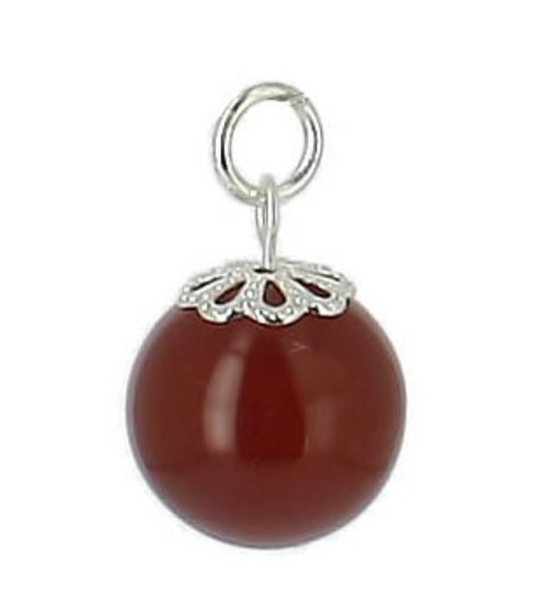 Pendentif Perle Cornaline