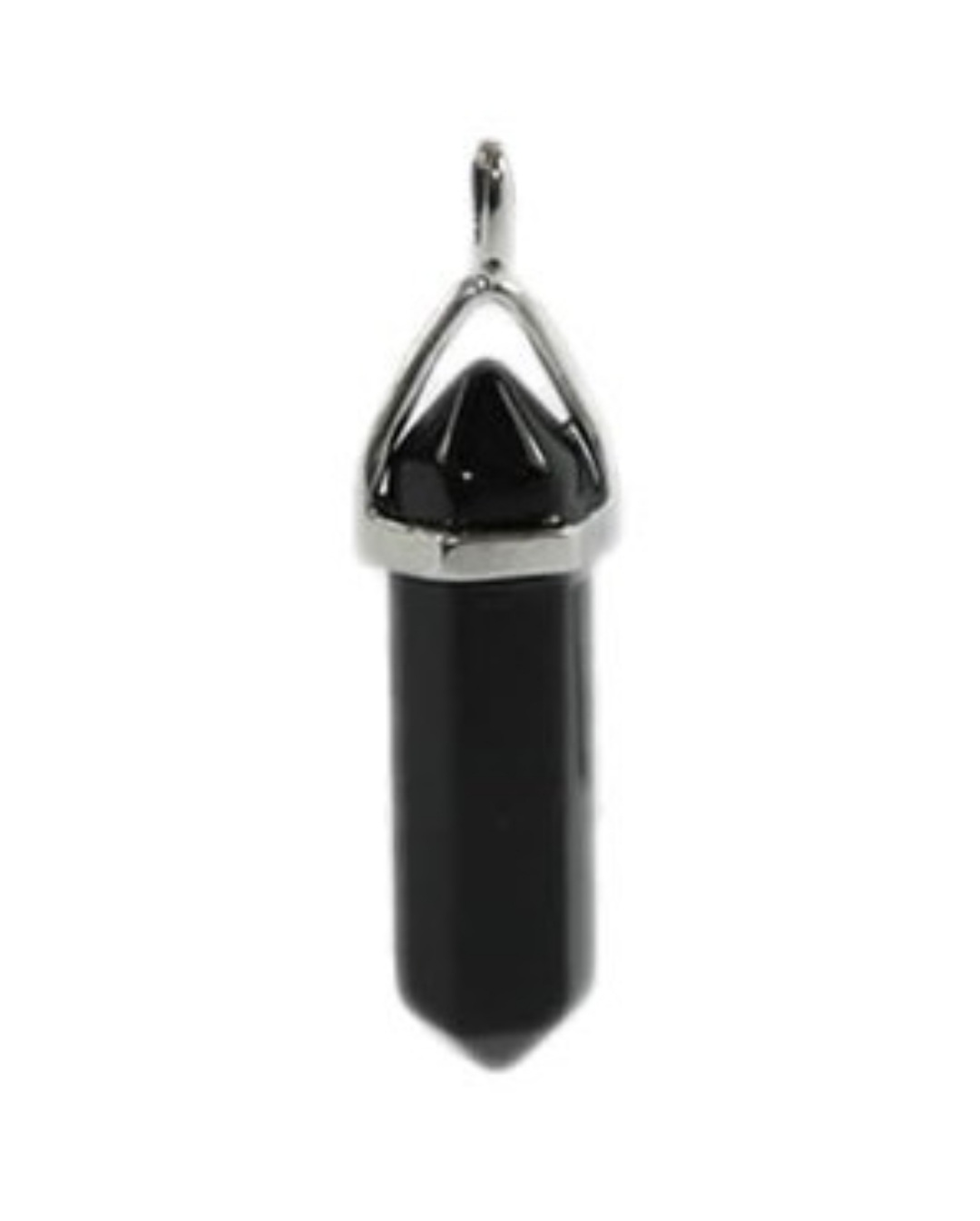 Pendentif Pointe Obsidienne Œil Céleste