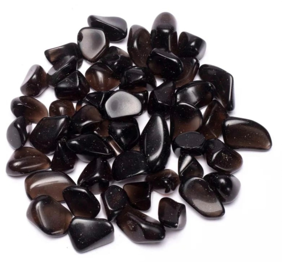 Pierre roulée Obsidienne Larme dApache