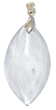 Pendentif Marquise Cristal de Roche