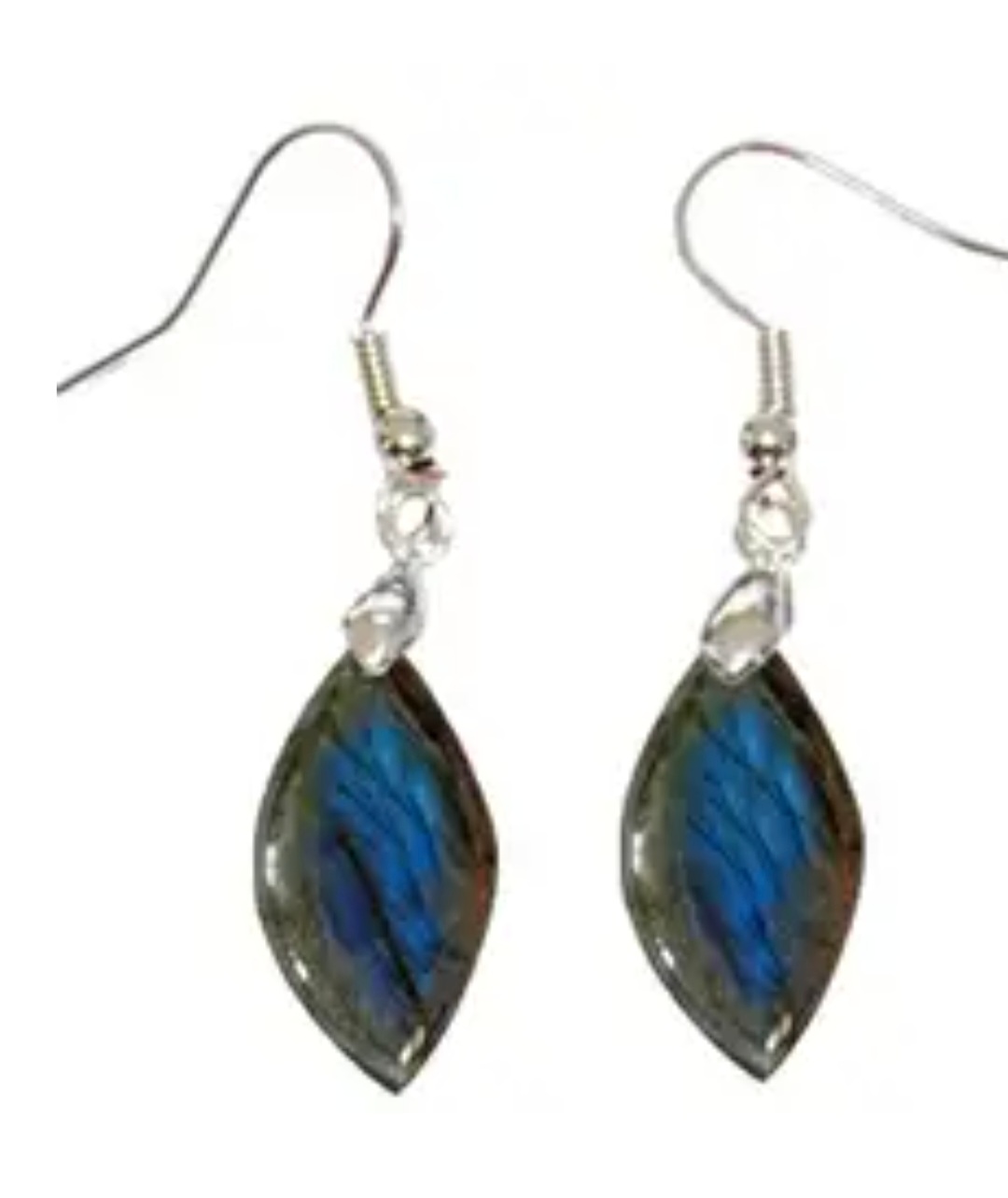 Boucles doreilles Labradorite Marquise