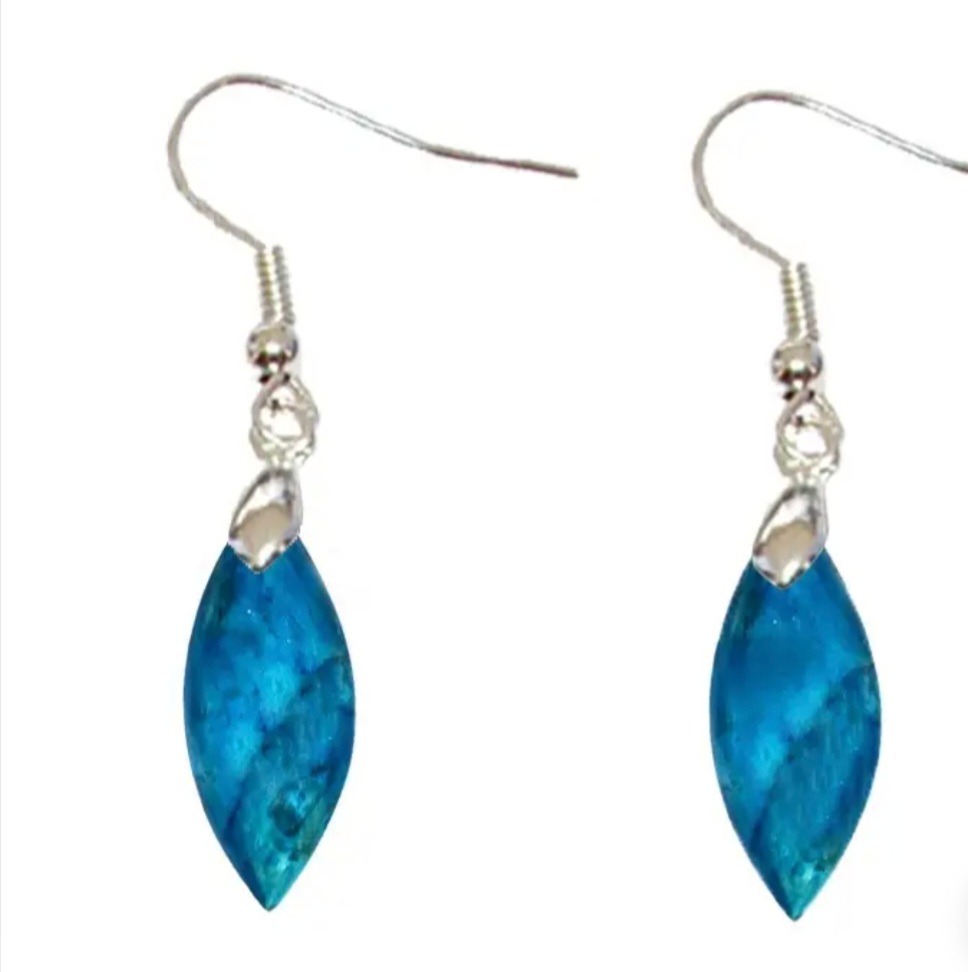 Boucle doreilles Marquise Apatite