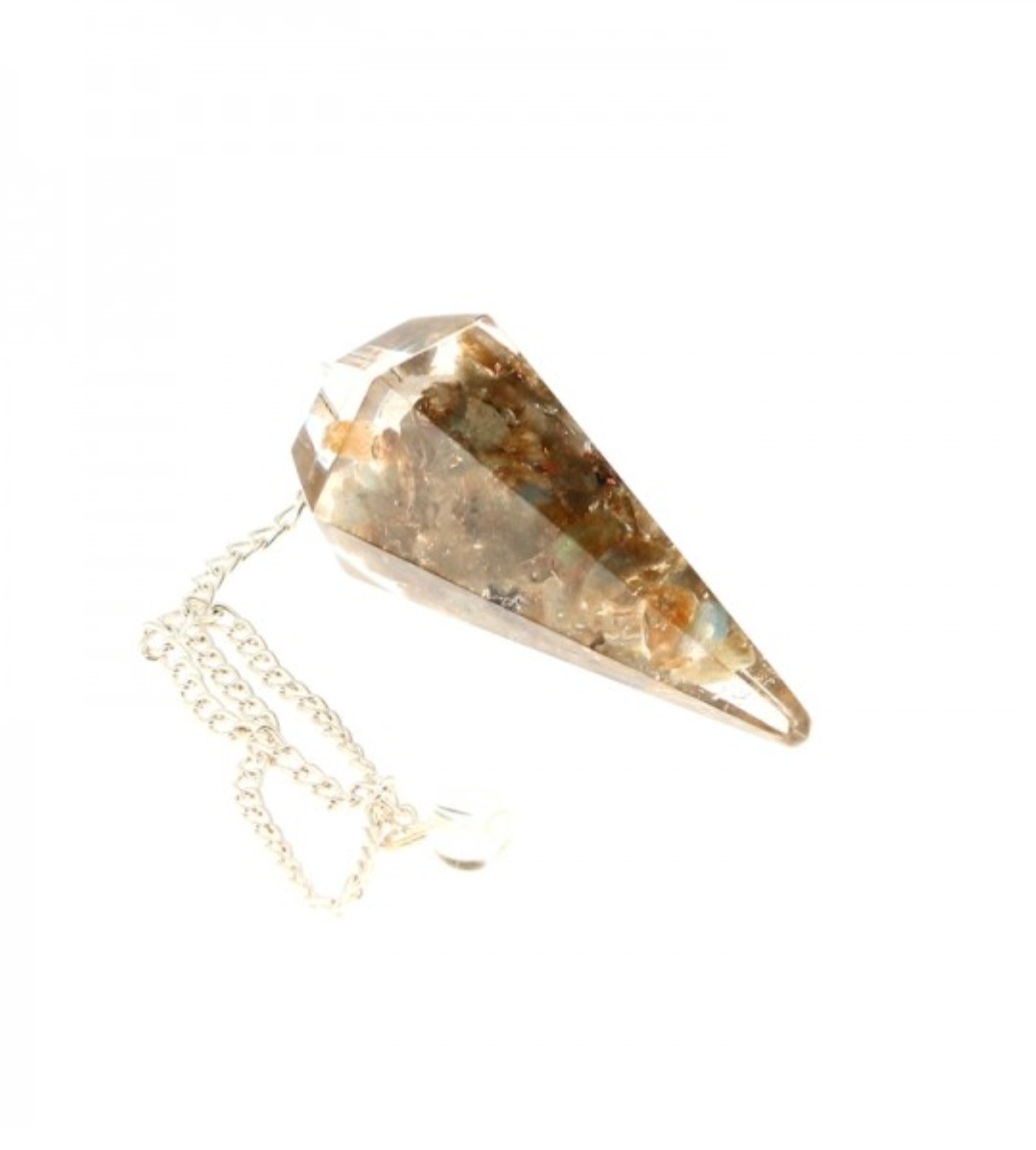 Pendule Orgonite Œil de Tigre