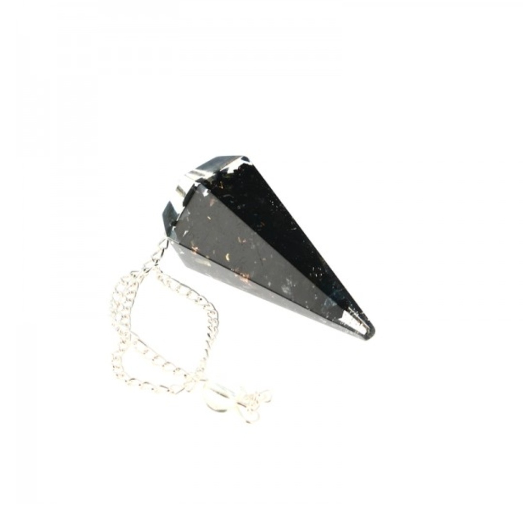 Pendule Orgonite Tourmaline