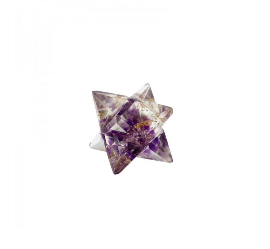 Petit Merkaba Orgonite Améthyste