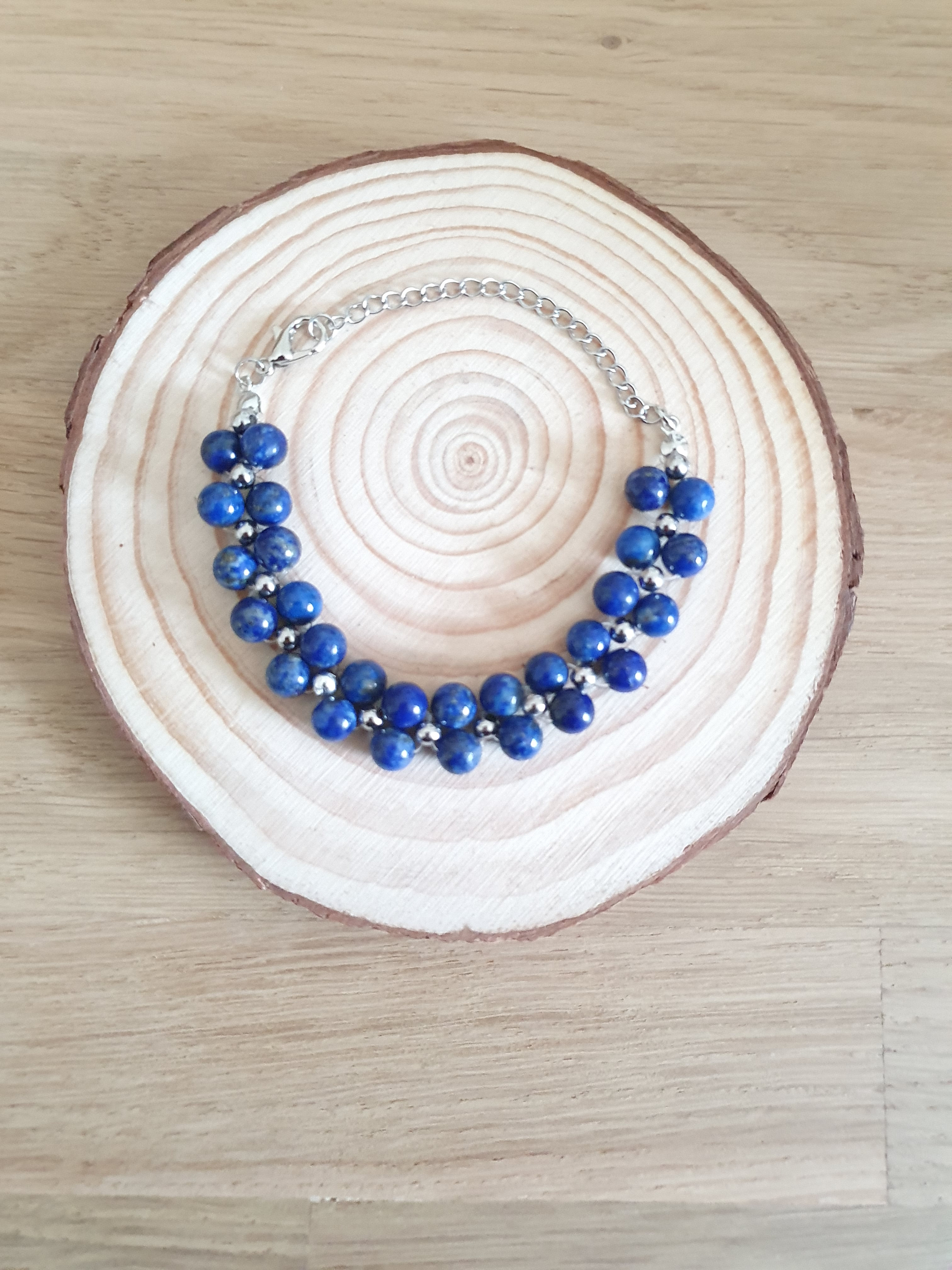 Bracelet Lapis-Lazuli double rang