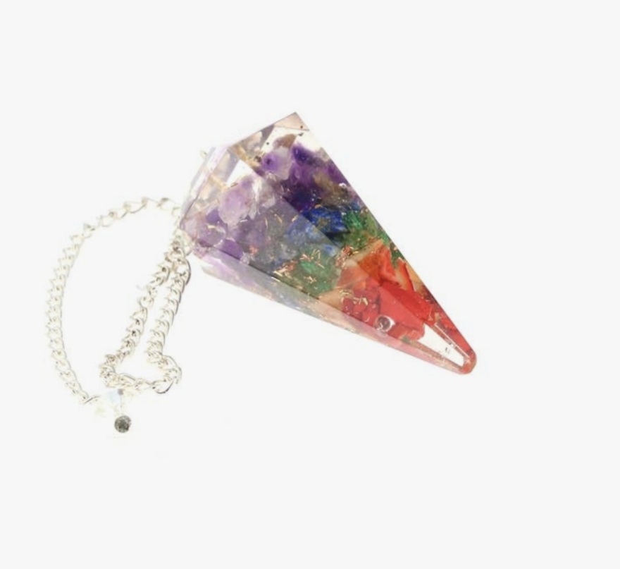 Pendule Orgonite 7 Chakras
