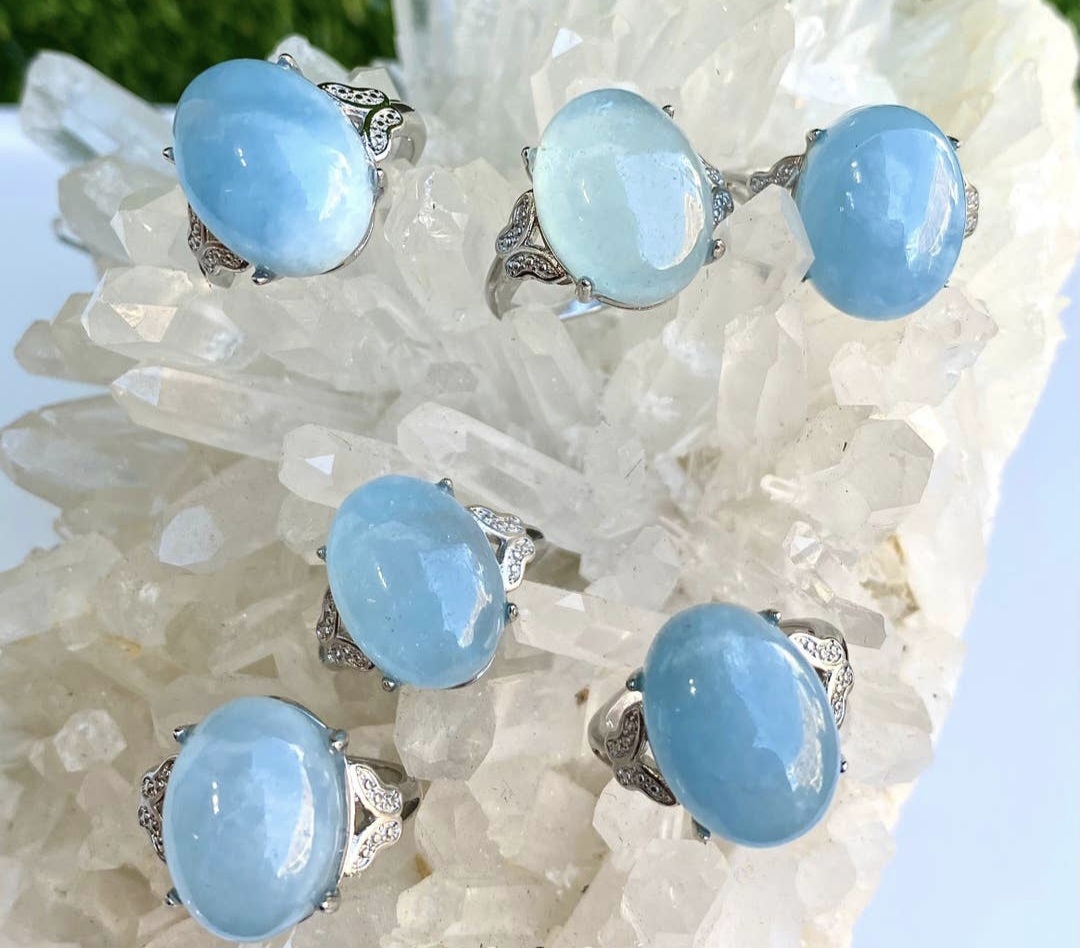 bague aigue marine